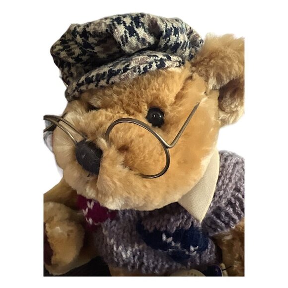 NWT Vintage 96 Pickford Brass Button Bears Collection Sherwood Bear of Long Life - Picture 6 of 13